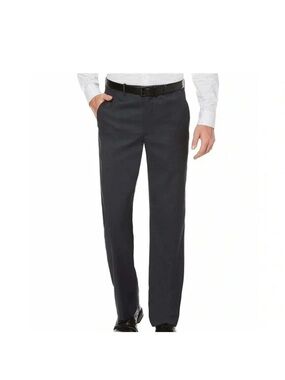 Perry Ellis Portfolio Flex Classic Fit Tailored Dress Pants Azure Blue 38/30